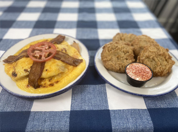 Hot Brown and Fried Green Tomatoes